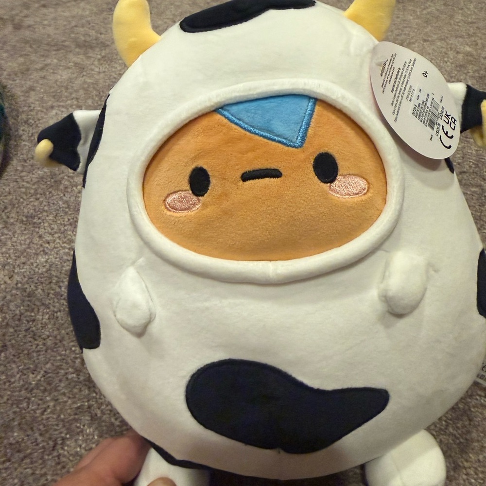 tokidoki White and Black Cow Plush Stuffed Animal